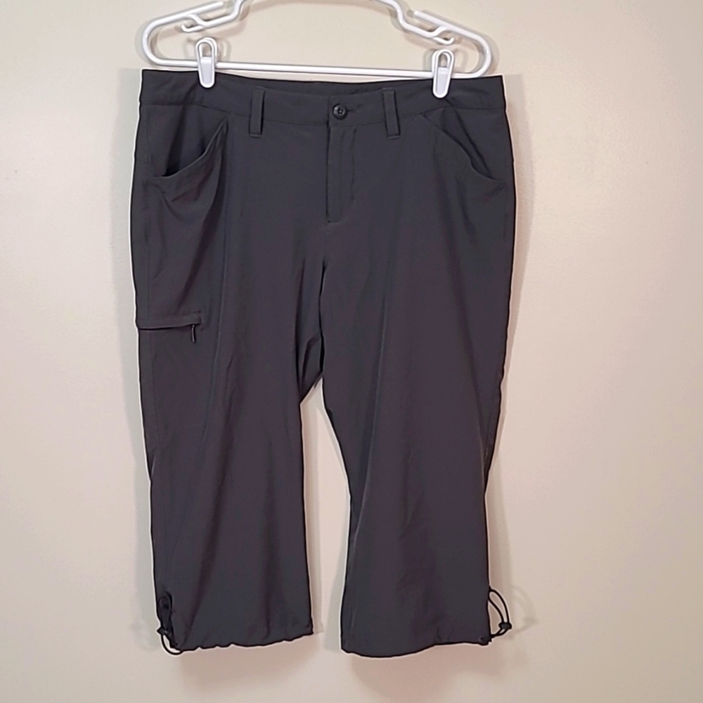 Eddie Bauer Gray Outdoor/Hiking Capri Pants Size 12